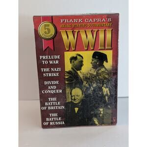 Frank Capra 5 VHS Tape Series World War II Documentary Award Winning 1997 Sealed